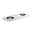 4" Two-Hole Escutcheon Plate for Insight and Kinesis Lav Faucets and Soap Dispensers (Square), K-38167-CP