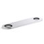 8" Two-Hole Escutcheon Plate for Insight and Kinesis Lav Faucets and Soap Dispensers (Round), K-38168-CP