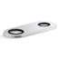 4" Two-Hole Escutcheon Plate for Insight and Kinesis Lav Faucets and Soap Dispensers (Round), K-38169-CP