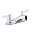 Triton Bowe 4" Centerset Bathroom Sink Faucet with Lever Handles, Aerated Flow, 1.0 GPM, K-400T20-4AKA-CP