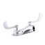 Triton Bowe 4" Centerset Bathroom Sink Faucet with Wristblade Handles, Laminar Flow, 0.5 GPM, K-400T20-5ANL-CP