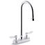 Triton Bowe 4" Centerset Bathroom Sink Faucet with Lever Handles and Gooseneck Spout, Laminar Flow, 1.0 GPM, K-400T70-4AKL-CP