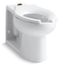 Anglesey 1.6 gpf Floor-Mount Top Spud Flushometer Bowl with Lugs (White), K-4386-L-0