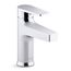 Taut Commercial Lav Faucet with Grid Drain, 0.5 GPM (Polished Chrome), K-46029-4-CP