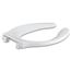 Stronghold Elongated Toilet Seat with Antimicrobial Agent (White), K-4731-CA-0