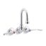 Triton Bowe Shelf-Back Sink Faucet with Wristblade Handles and Grid Drain, 2.0 GPM, K-520T70-5AEA-CP