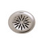 Decorative Flower Grid Drain without Overflow (Polished Chrome), K-7107-CP