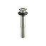 Decorative Flower Grid Drain without Overflow (Polished Nickel), K-7107-SN