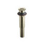 Decorative Snowflake Grid Drain without Overflow (Brushed Nickel), K-7108-BN
