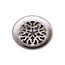 Decorative Snowflake Grid Drain without Overflow (Polished Nickel), K-7108-SN