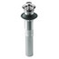 Bathroom Sink Drain w/ Non-Removable Metal Stopper And Without Overflow (Polished Chrome), K-7127-CP