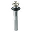 Lavatory Drain with Non-Removable Metal Stopper and Overflow (Polished Nickel)