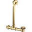 Vintage Above the Floor Installation Pop-Up Drain with Overflow (French Gold), K-7159-AF