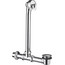 Vintage Above the Floor Installation Pop-Up Drain with Overflow (Brushed Nickel), K-7159-BN