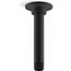 6" Ceiling-Mount Shower Arm and Flange (Matte Black), K-7394-BL
