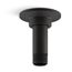 3" Ceiling-Mount Shower Arm and Flange (Matte Black), K-7396-BL