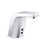 Sculpted Touchless Lav Faucet with Insight Sensor Technology, HES Powered, Less Drain, 0.35 GPM, K-7514-SATA-CP