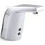Sculpted Touchless Lav Faucet with Insight Sensor Technology & Temperature Mixer, HES Powered, Less Drain, 0.35 GPM, K-7515-SATA-CP