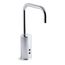 Gooseneck Touchless Lav Faucet with 24" Flexible Hose, Hybrid Powered, 0.5 GPM, K-7518-CP