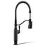 Tournant Semi-Professional 1-Handle Pull Out Kitchen Faucet with Spray (Matte Black), K-77515-BL