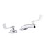 Triton Bowe 8" Centerset Widespread Bathroom Sink Faucet with Wristblade Handles, Laminar Flow, 1.0 GPM, K-800T20-5AKL-CP