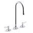 Triton Bowe 8" Centerset Widespread Bathroom Sink Faucet with Lever Handles, Gooseneck Spout, Aerated Flow, 0.5 GPM, K-800T70-4ANA-CP