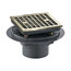 Square Design Tile-In Shower Drain - Brushed Nickel, K-9136-BN