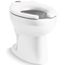 Wellcomme Ultra Floor-Mount Top Spud Flushometer Bowl (White), K-96053-0