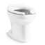 Wellcomme Ultra Floor-Mount Rear Spud Flushometer Bowl (White), K-96054-0