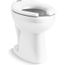Highcliff Ultra Floor-Mount Top Spud Flushometer Bowl (White), K-96057-0