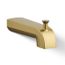 Pitch Wall Mount Tub Spout with Diverter (Moderne Brass)