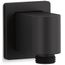 Awaken Wall Supply Elbow for Hand Shower w/ Check Valve (Matte Black), K-98351-BL