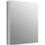 Verdera 24" W x 30" H Single-Door Medicine Cabinet with Mirrored Door