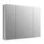 Verdera 40" W x 30" H Slow-Close Three-Door Medicine Cabinet with Mirrored Door