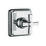 Pinstripe Pure Transfer Valve Trim, Cross Handle (Polished Chrome)