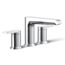 Hint Two Handle Deck Mount Bathroom Faucet, Trim Only (Polished Chrome), K-T25740-4-CP