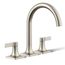 Venza Two Handle Deck Mount Bathroom Faucet, Trim Only (Brushed Nickel), K-T28131-4-BN
