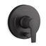 Pitch Rite-Temp Valve Trim with Push-Button Diverter (Matte Black)