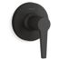 Pitch MasterShower Transfer Valve Trim with Lever Handle (Matte Black)