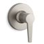 Pitch MasterShower Transfer Valve Trim with Lever Handle (Brushed Nickel)
