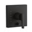 Honesty Rite-Temp Valve Trim with Push-Button Diverter (Matte Black)