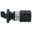 Harmony K Cam Voltmeter Switch, 16mm/22mm, 4 Steps + Position 0 (10A, 45 Deg)