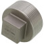 T304 1-1/2" Stainless Steel Square Head Plug