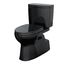 MS474124CUF#51 Vespin II 1.0 GPF 2-Piece Elongated 1.0 GPF Universal Height Toilet w/ SS124 Softclose Seat, Washlet+ Ready (Ebony)