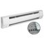 27" K Series Electric Baseboard Heater (208/240V, 375/500W) - White