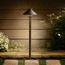 Stepped Dome 12V 2700K Path Light Textured (Architectural Bronze)