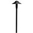 6" Dome 2700K LED Path Light (Textured (Black)