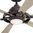 Iras LED 52" Ceiling Fan (Weathered Zinc)