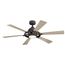 Iras LED 52" Ceiling Fan (Weathered Zinc)