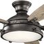 Hatteras Bay LED 3000K 52" Fan (Anvil Iron)